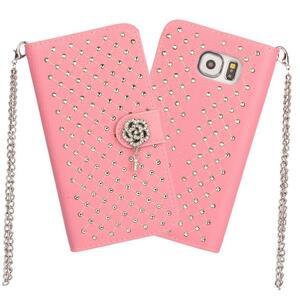 Wallet Case f�r Samsung Galaxy S6 G920 Starry Sky Rhinestone
