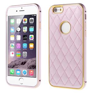 Metal Bumper f�r Apple iPhone 6 6S Slide-on Raute Rhombus-Abdeckung H�lle Cover