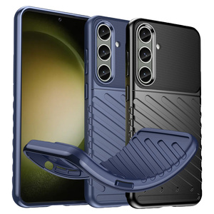 TPU H�lle f�r Samsung Galaxy S25 PLUS Thunder Series Grip Twill Case Rutschfest