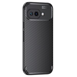 TPU Hlle fr Google Pixel 9a Carbon Fiber Muster Shockproof Back Cover Case