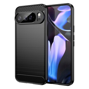 TPU H�lle f�r Google Pixel 10 PRO XL Carbon Fiber Skin Brushed Schutzcover Case