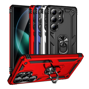 Outdoor H�lle f�r Samsung Galaxy S25 ULTRA TPU PC Hybrid Ringhalter Cover Case