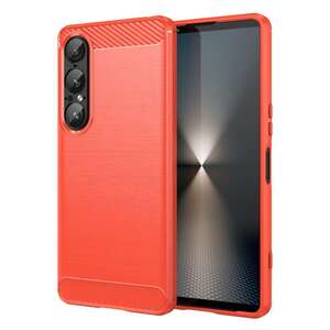TPU H�lle f�r Sony Xperia 1 VII Carbon Fiber Skin Brushed Schutzcover Soft Case