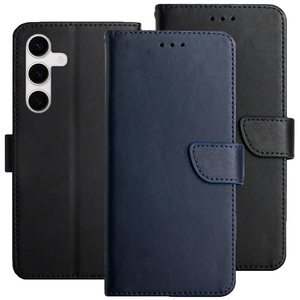 Handy Tasche f�r Samsung Galaxy S25 FE Echt Leder Etui Schutzh�lle Wallet Magnet