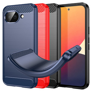 TPU H�lle f�r Google Pixel 10a Carbon Fiber Skin Brushed Schutzcover Soft Case