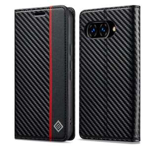 LC.IMEEKE Handy Tasche f�r Google Pixel 10a Carbon Wallet Stripe H�lle Etui Case