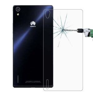 Huawei Ascend P7 Schutzglas Schutzfolie Rckseite Back Hinten Protect 0,26mm 9H