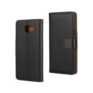 Wallet Case f�r Samsung Galaxy A7 A710 (2016) Genuine Split Echt Leder