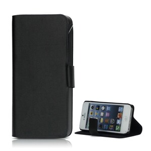 Doormoon Wallet Case f�r Apple iPhone SE 5 5S Premium Echt Leder