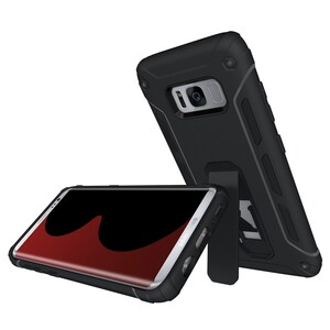 Outdoor Case f�r Samsung Galaxy S8 G950 PC TPU Hybrid Griffig Kickstand