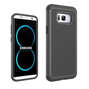 Outdoor Case f�r Samsung Galaxy S8 PLUS G955 Hybrid Silikon Football Grain