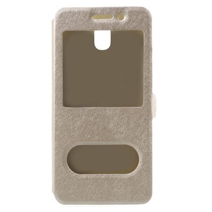 Wallet Case f�r Samsung Galaxy J5 J530 (2017) Dual Window View Silk Book Etui