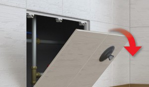 Revisionst�r Revisionsklappe magnetisch befliesbar : 400 x 400mm