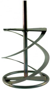 Profi M�rtelr�hrer Wendelr�hrer R�hrstab R�hrkorb Farbmischer Stahl verzinkt 600 x 100mm 