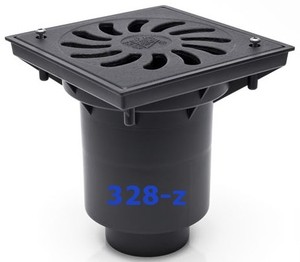 Hofablauf Gu�eisenrost  befahrbar  Belastung bis 12500 kg  245x245 mm 328z 