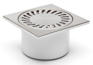 Duschablauf Bodenablauf 150x150mm DN 50  incl Dichtungsmatte 321 N 391 1 