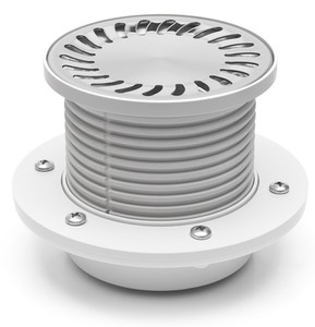 Duschablauf  Badablauf   Edelstahl 137mm rund  DN 50 430