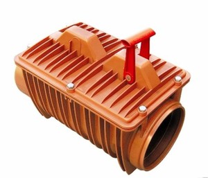 R�ckstauverschluss  DN 200 mit verriegelbarer R�ckstauklappe