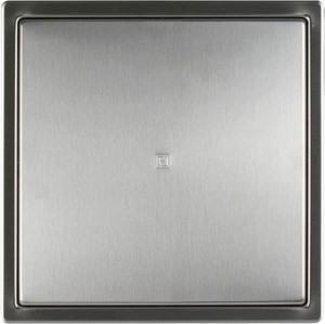Revisionst�r 300x300 mm Revisionsklappe aus Edelstahl geb�rstet mit Einbaurahmen