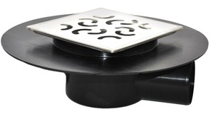 Duschablauf Badablauf Bodenablauf DN 50 Edelstahl Dichtungsfolie Arco1 391 1