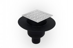 Duschablauf Bodenablauf DN 50 senkrecht Edelstahl Dichtungsfolie Arco3 391/1