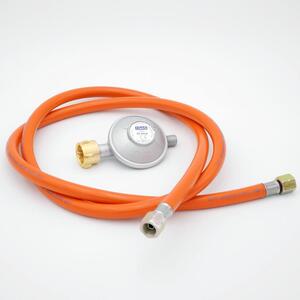 Gasdruckminderer 30 mbar mit Gasschlauch 1,5 m f�r handels�bliche Gasflaschen