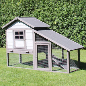 Hasenstall Freddy mit Bitumendach