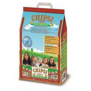 Chipsi Einstreu Family Mais Pellet 20l
