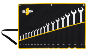ELORA Ringmaulschl�ssel-Satz in Rolltasche, 8 bis 26 Teile