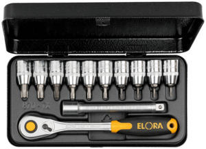 ELORA TORX Steckschl�ssel-Satz 3/8 Zoll, 12-teilig