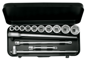 ELORA Steckschl�ssel-Satz 3/4 Zoll, Sechskant-Eins�tze, 14-teilig