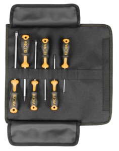 ELORA Schraubendreher-Set, 6-teilig, in Rolltasche