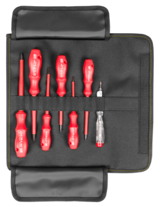 ELORA VDE-Schraubendreher-Set, in Rolltasche, 7-teilig