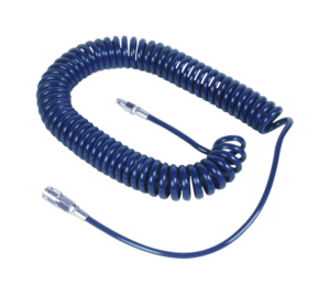 ELORA Druckluft Spiralschlauch 8m, max. 15 bar, blau