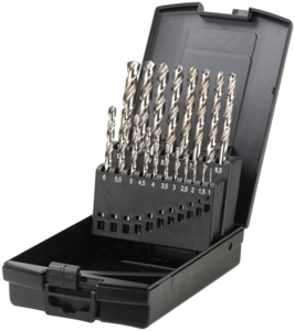 ELORA Spiralbohrer-Set HSS-G DIN 338, 118-, 19-teilig