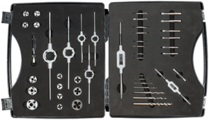 ELORA Gewindeschneider-Set Feingewinde HSS, Mf3-Mf12, DIN 352