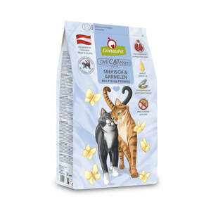 GranataPet Katzen Trockenfutter DeliCatessen Seefisch & Garnelen