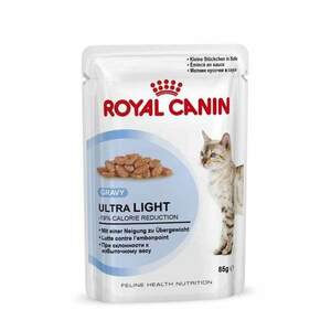 Royal Canin Katzenfutter Frischebeutel Ultra Light in Sosse 12x85g
