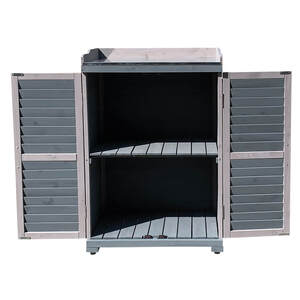 Holz Gartenschrank 67x46x100 cm