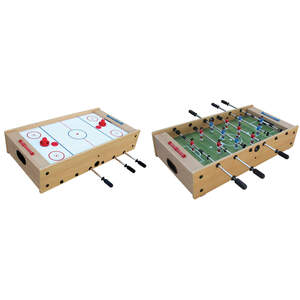 Garlando Mini-Kicker-Airhockey Multi 2in1 Tischaufleger