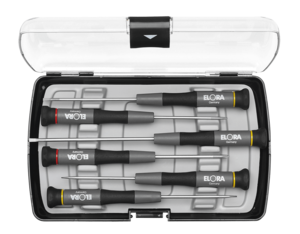 ELORA Elektronik Schraubendreher-Set, 6-teilig