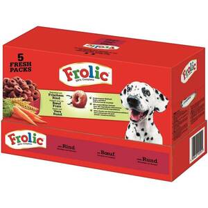 Frolic Hunde Trockenfutter Rind, Karotten & Getreide 7,5kg