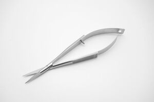 Mikroskopierschere, Schere nach Noyes, klein, Mikroskopieren 