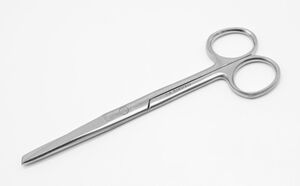 pr�parieren, Schere, spitz/stumpf, gerade  14 cm