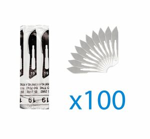Skalpell, Skalpellklingen, Klingen,  100 St., Fig.19