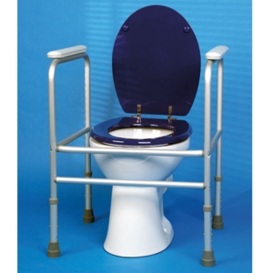 Toilettenstützgestell Toilettenrahmen aus Aluminium, zerlegbar, höhenverstellbar