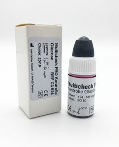 C3 526 Blutzucker / Glukose Kontrolllösung für Lifetouch Multicheck Pro, 3,75 ml