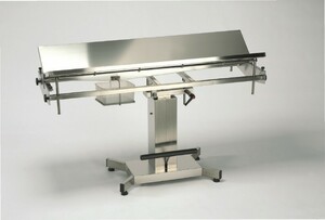 Veterinr OP Tisch 150 x 48 cm, Edelstahl, hydraulisch, Hhe 85 bis 115 cm TR/ATR