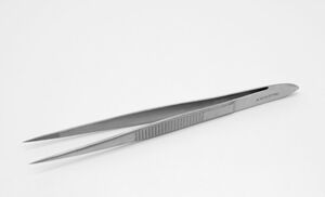 Iris Splitterpinzette, Splitter Pinzette, sehr fein, ohne Fhrungsstift