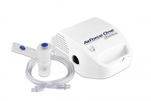 Devilbiss AirForce One Vernebler z. Aerosoltherapie Kinder + Erwachsene m Zubeh�r